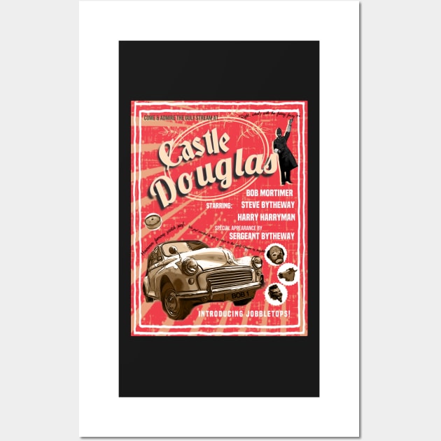 Castle Douglas poster red Wall Art by Dpe1974